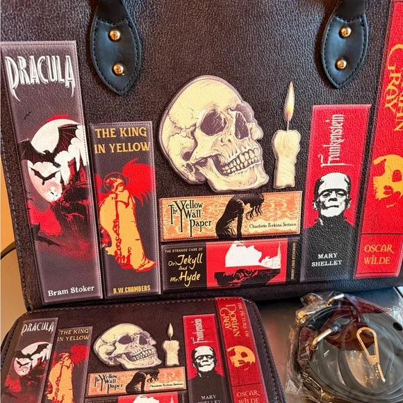 Lettoria Gothic Literature Themed Tote Bag - Picture 3 of 7